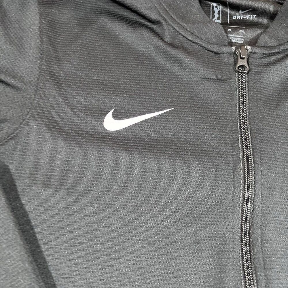 Chicago Sky Nike Dri Fit Full Zip Black Warm Up Jacket Size Small Tall WNBA - Picture 6 of 16